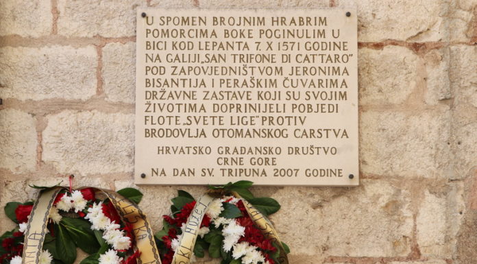 HGD: Sjećanje na stradale kod Lepanta 1571. godine, polaganje vjenca 7. listopada