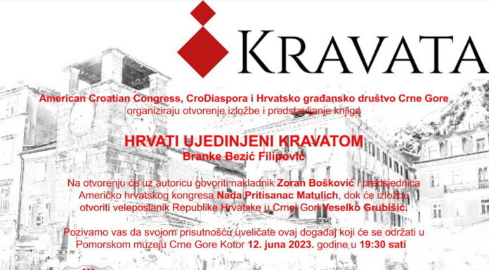 Izložba i promocija knjige “Hrvati ujedinjeni kravatom“