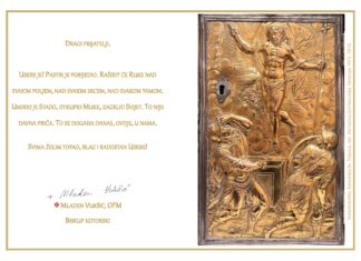 Uskrsna čestitka mons. Mladena Vukšića