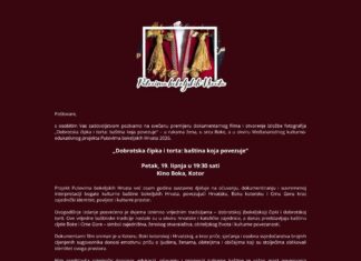 “Dobrotska čipka i torta, baština koja povezuje” premijerno 19. lipnja u Kotoru